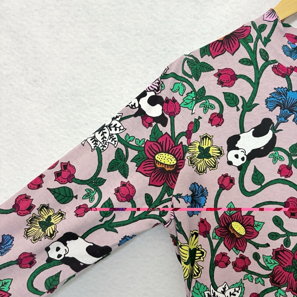 Roberto Lugo for Walmart Dress L Panda Floral Limited Edition Pockets Teacher - Picture 5 of 6